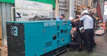 เช่าเครื่องปั่นไฟสำหรับโรงงาน