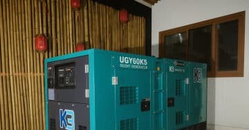 เครื่องปั่นไฟสำรองที่ติดตั้งในธุรกิจเพื่อความต่อเนื่องของระบบไฟฟ้า