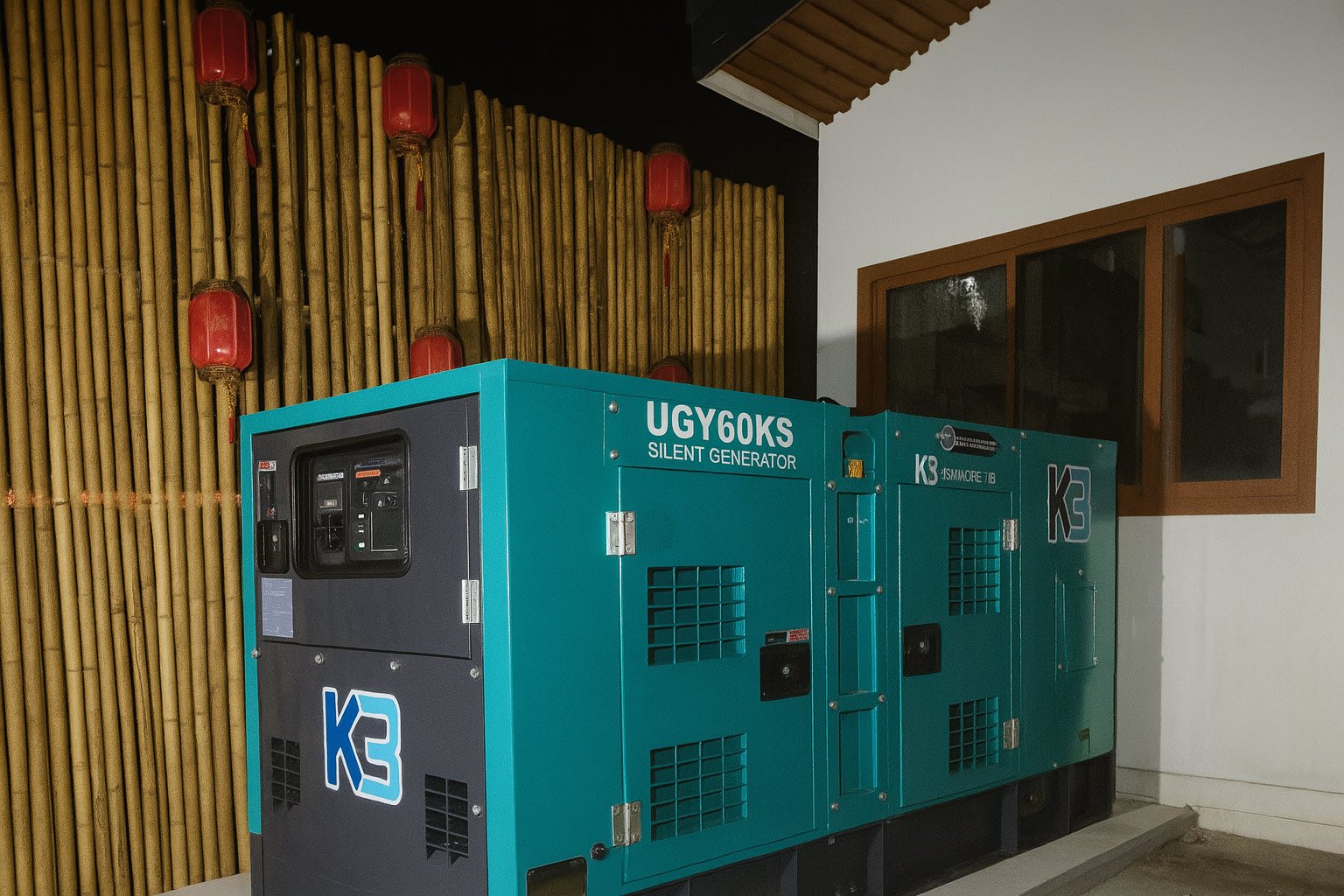 เครื่องปั่นไฟสำรองที่ติดตั้งในธุรกิจเพื่อความต่อเนื่องของระบบไฟฟ้า